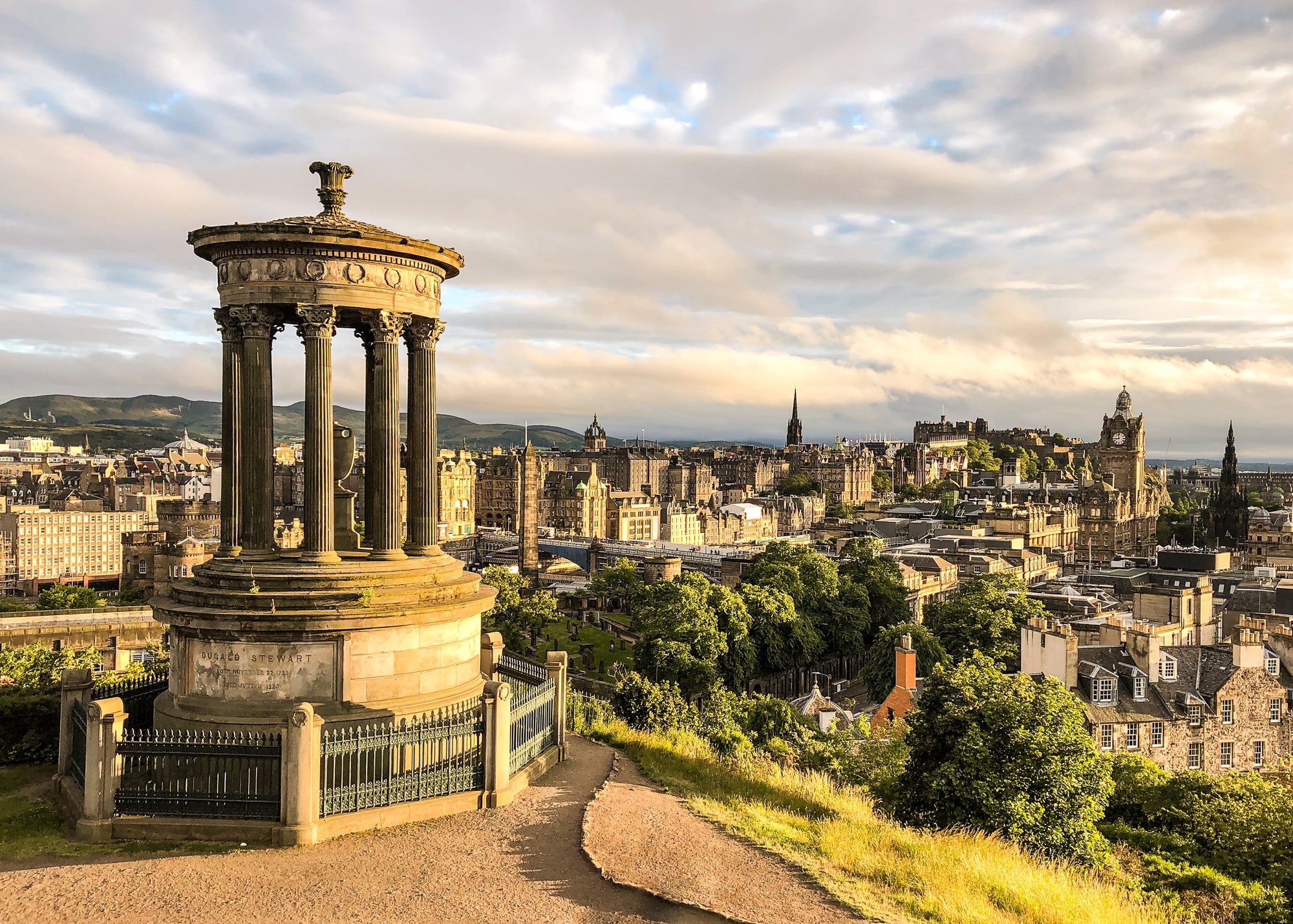 City Centre view of Edinburgh